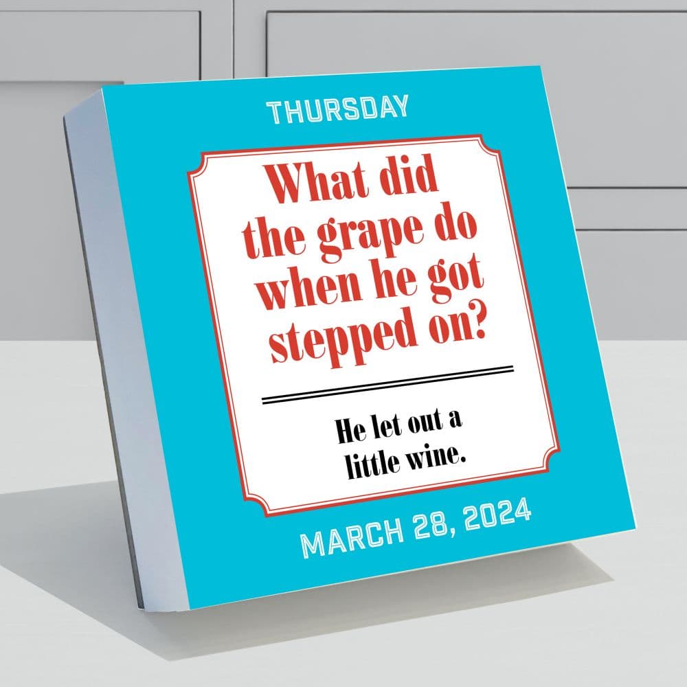 Daily Dad Jokes 2024 Desk Calendar