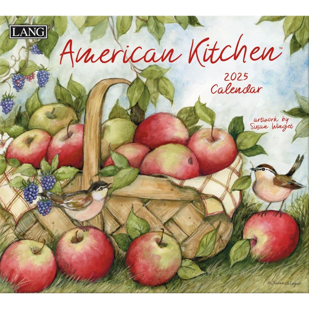 American Kitchen 2025 Wall Calendar by Susan Winget_Main Image