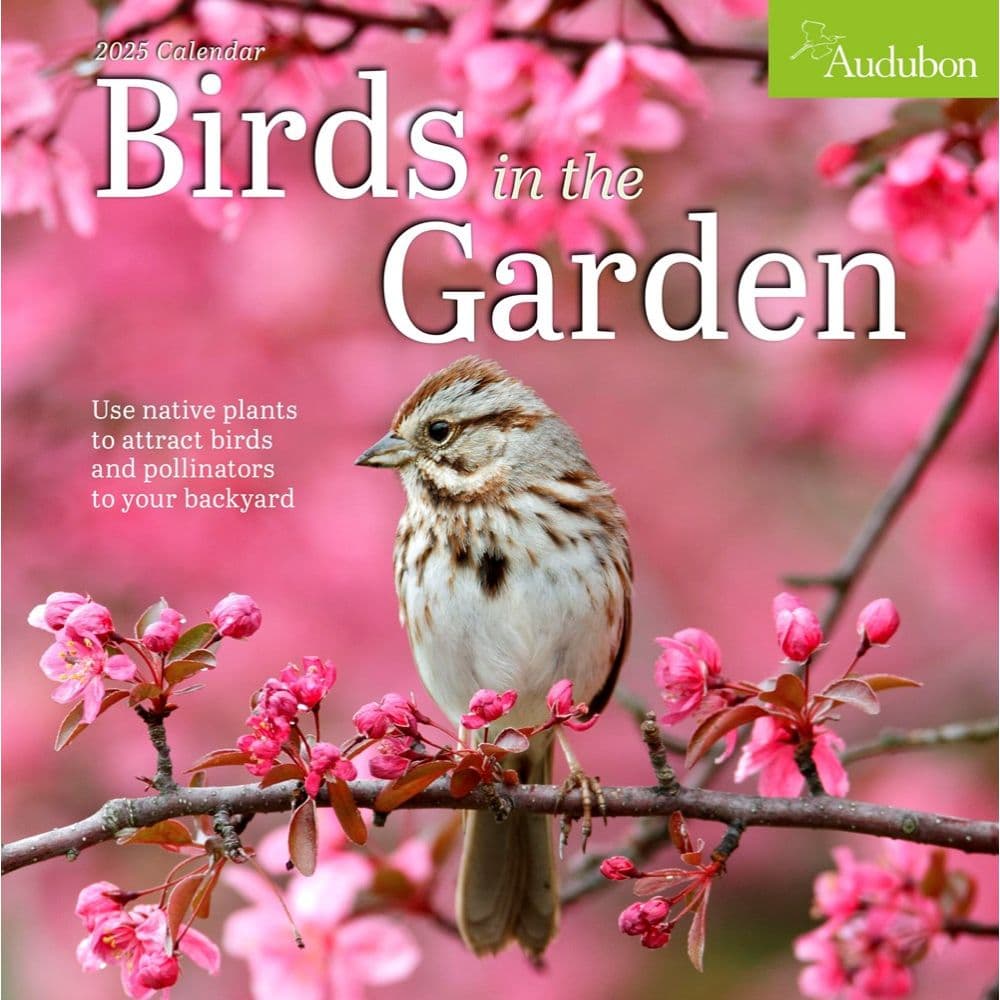 Audubon Garden Birds 2025 Wall Calendar Main Image