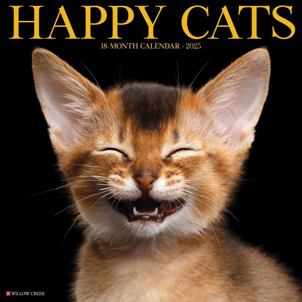image Happy Cats 2025 Wall Calendar Main Image