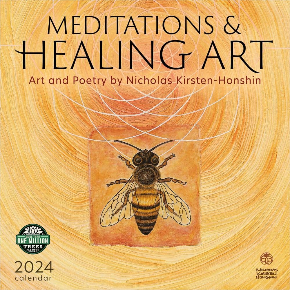 Meditations Heal Poetry 2024 Wall Calendar Main Image