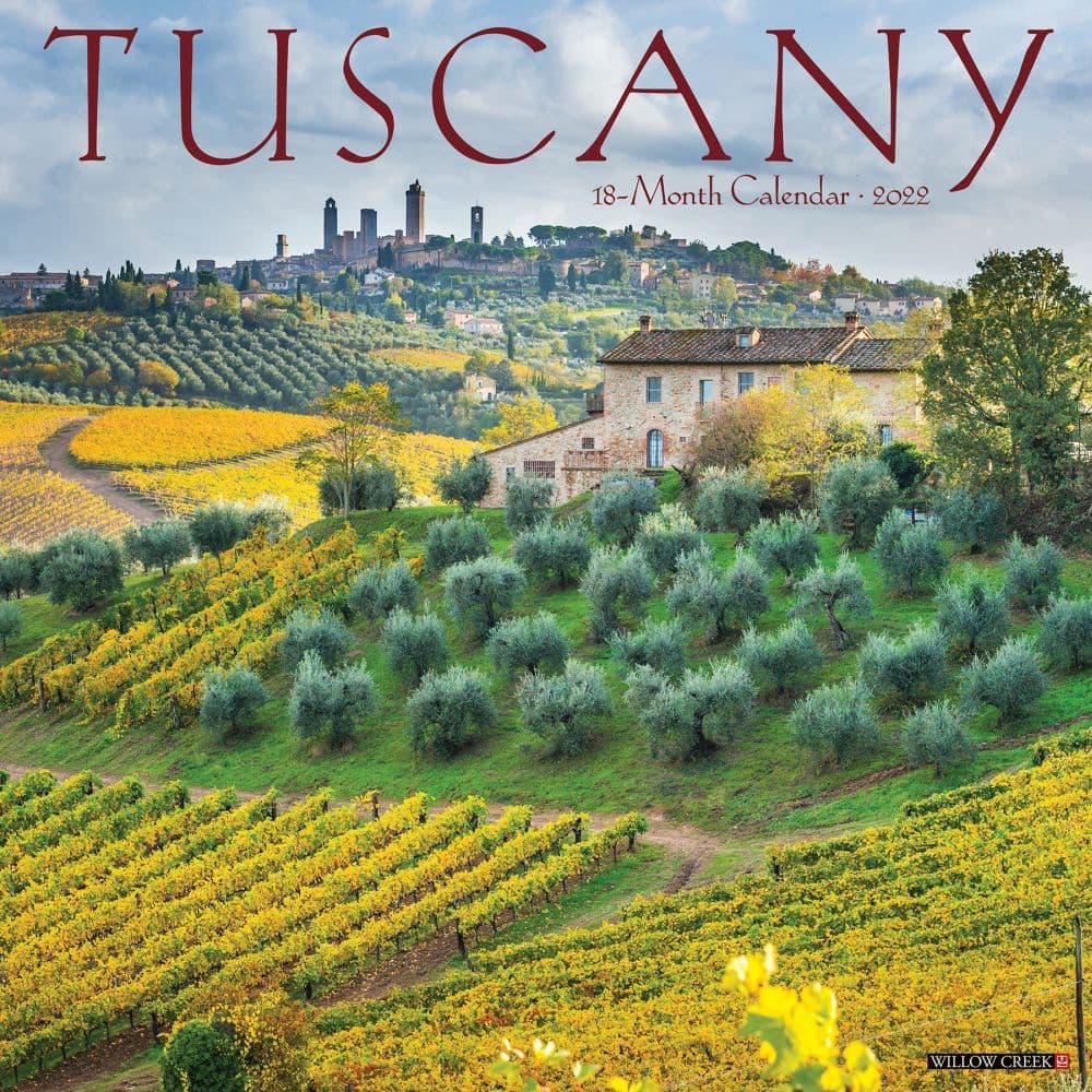 Tuscany 2022 Wall Calendar - Calendars.com