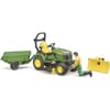 image John Deere Lawn Tractor with Trailer and Figure