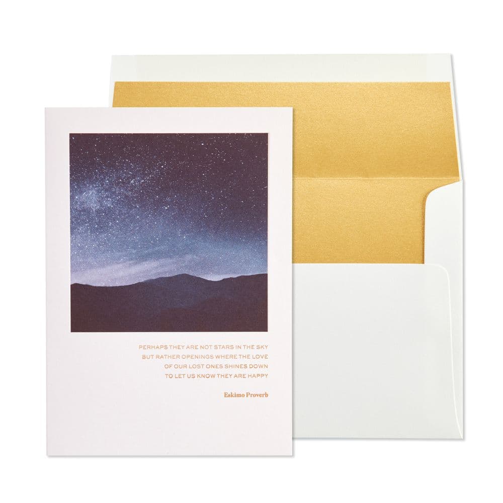 Night Sky Sympathy Card Main Product Image width="1000" height="1000"