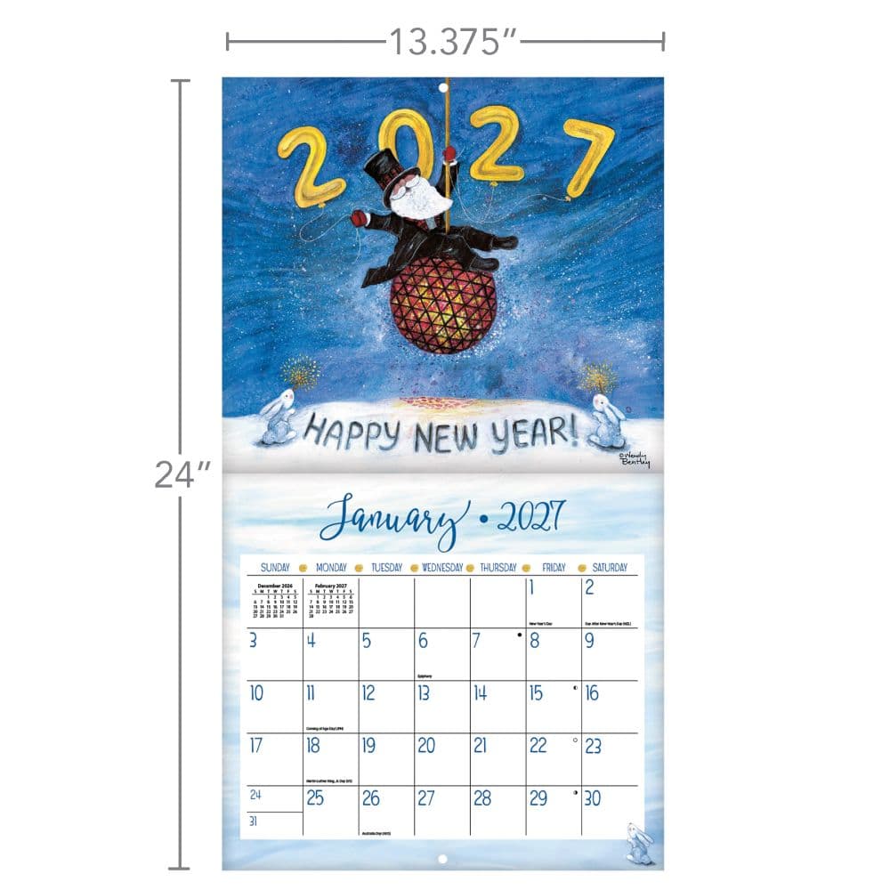 Favorite Things 2027 Wall Calendar by Wendy Bentley Third Alternate Image