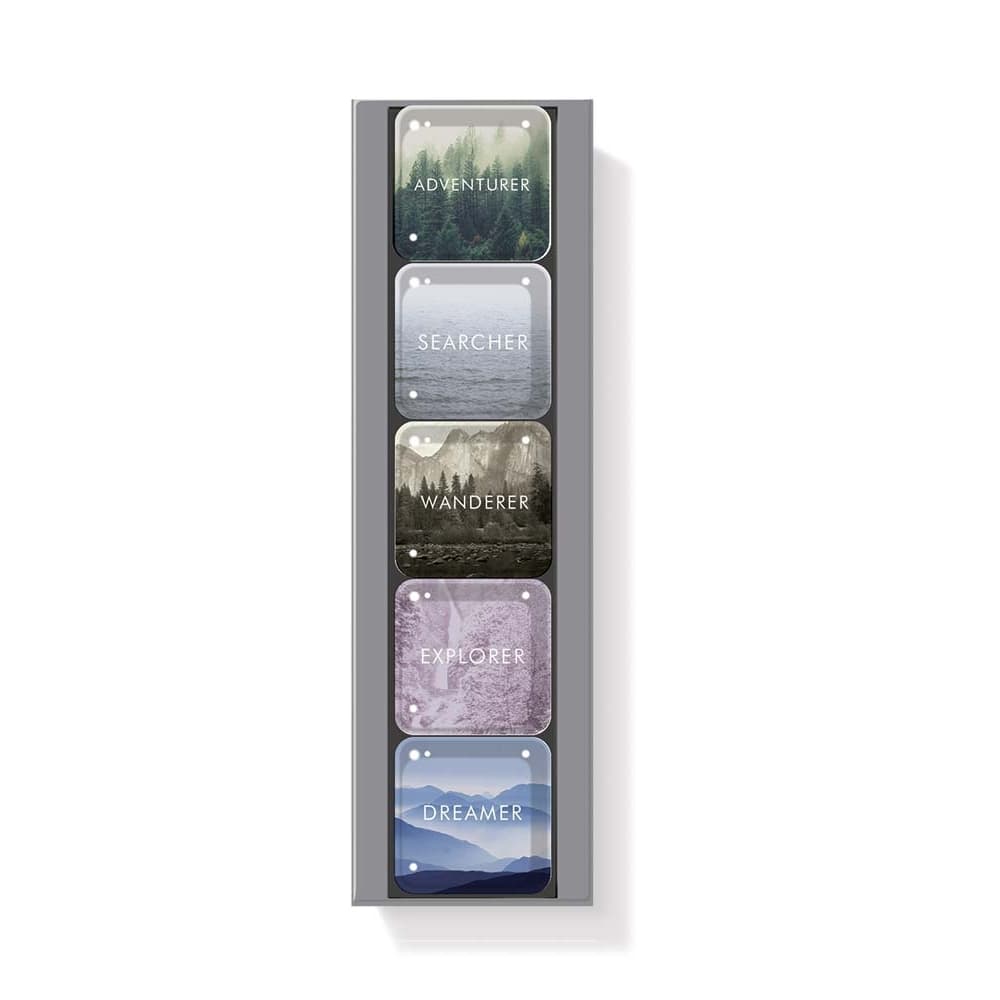 image Adventure Square Glass Magnets Main Product Image