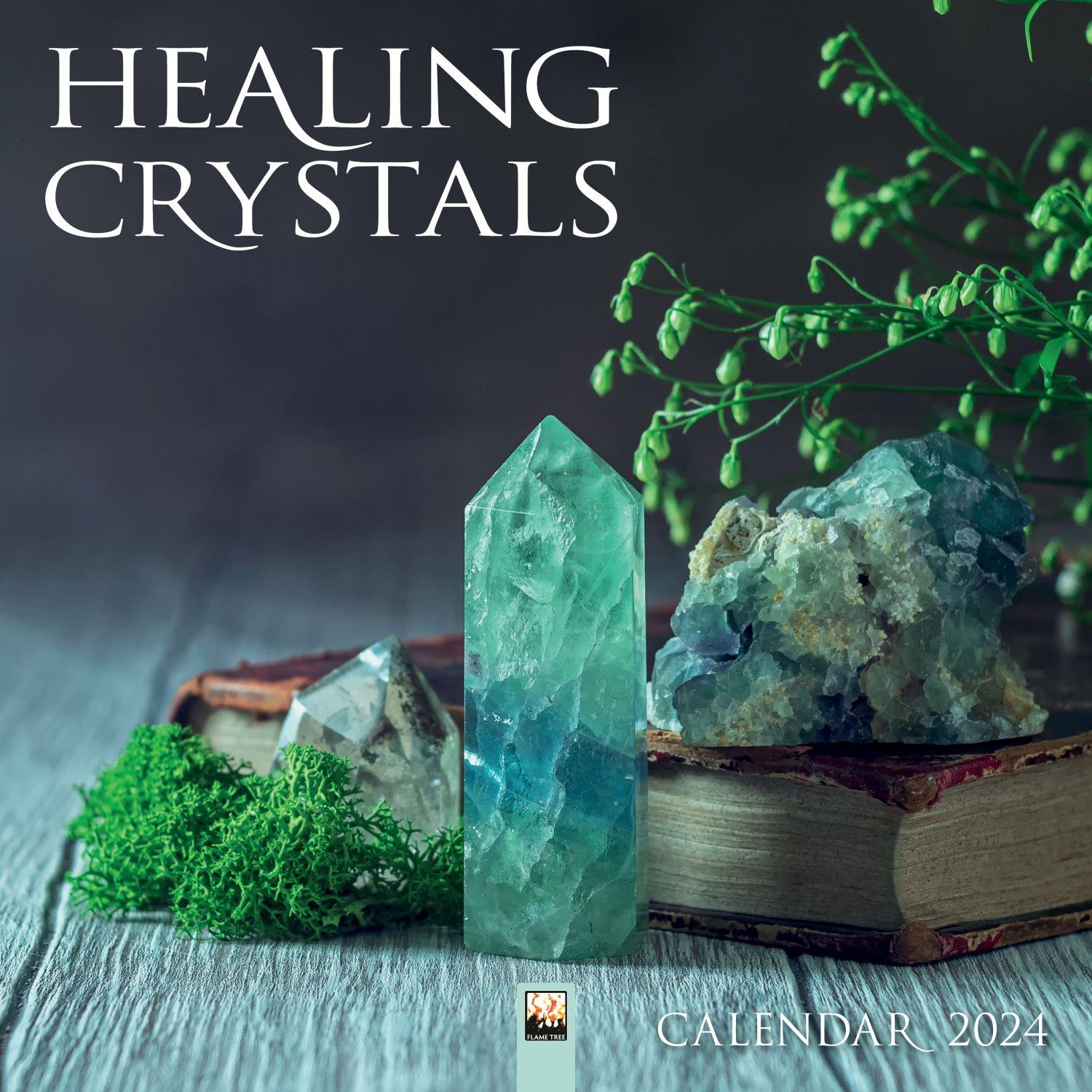 Healing Crystals 2024 Wall Calendar