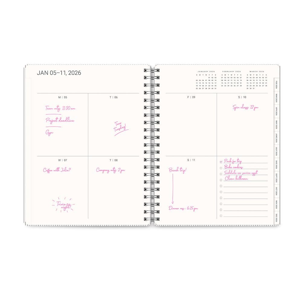 Midnight Black Baxter 2026 Planner Ninth Alternate Image