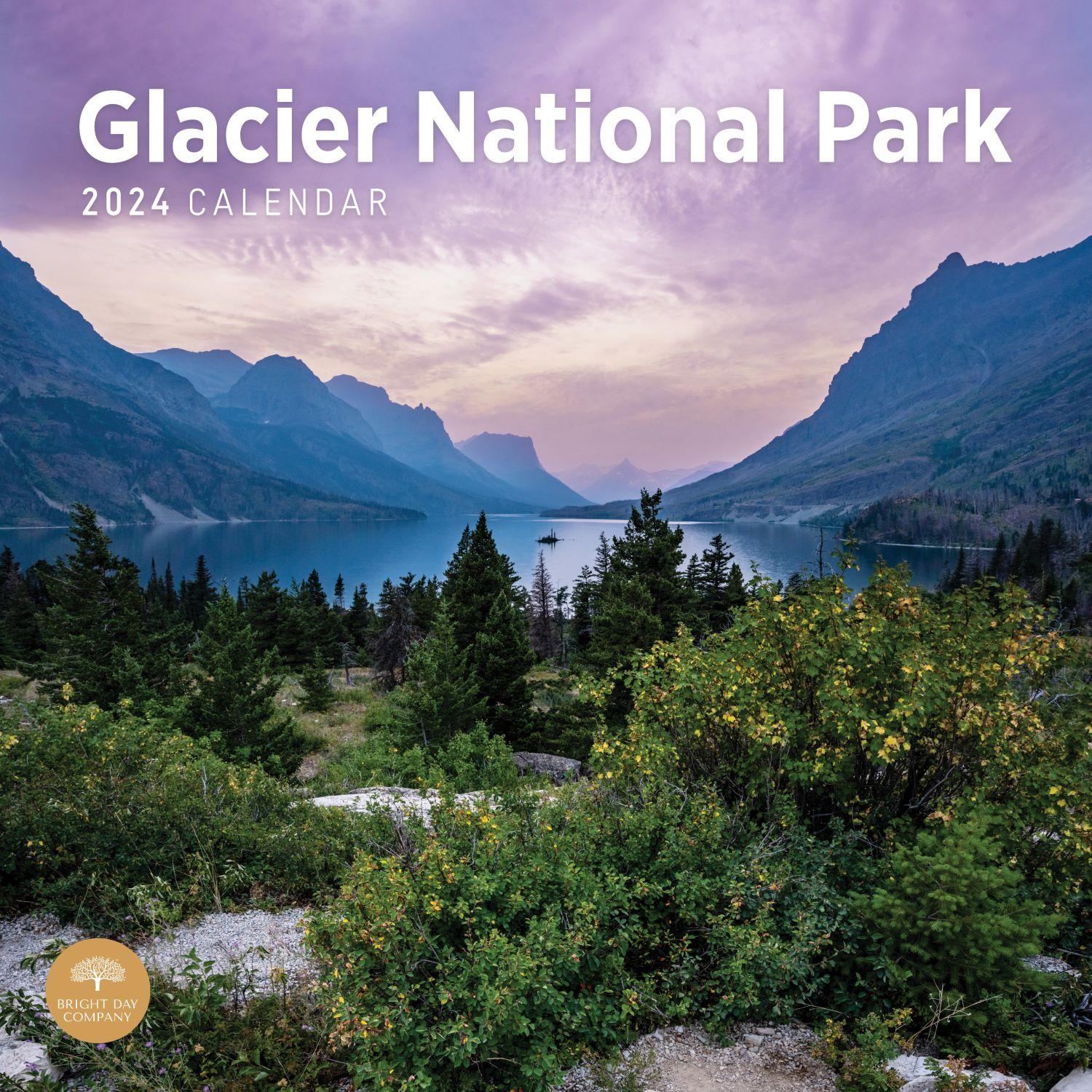 Glacier National Park 2025 Wall Calendar