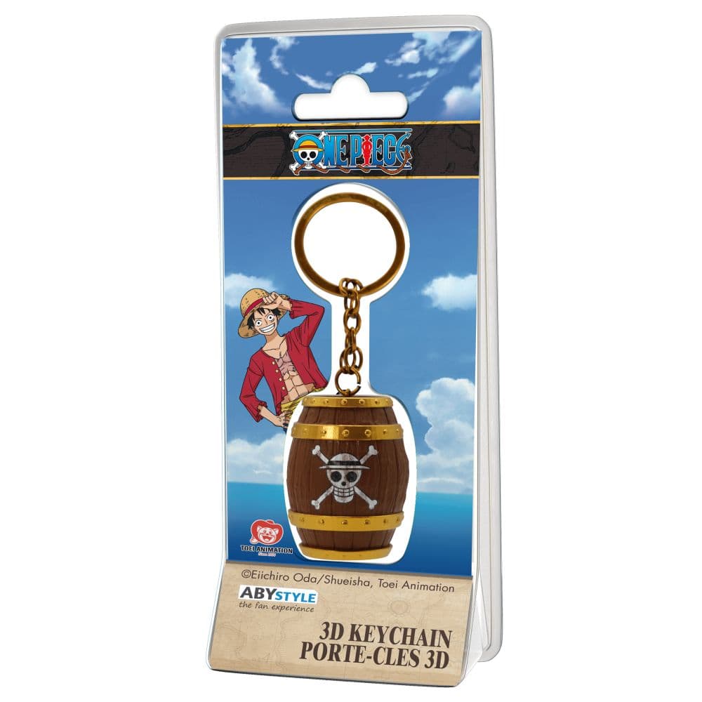 One Piece 3D Barrel Keychain Main Product Image