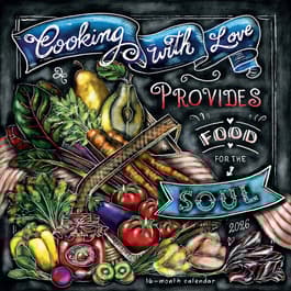 Cooking with Love 2026 Wall Calendar