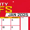 image NFL Kansas City Chiefs 2025 Desk Pad close up