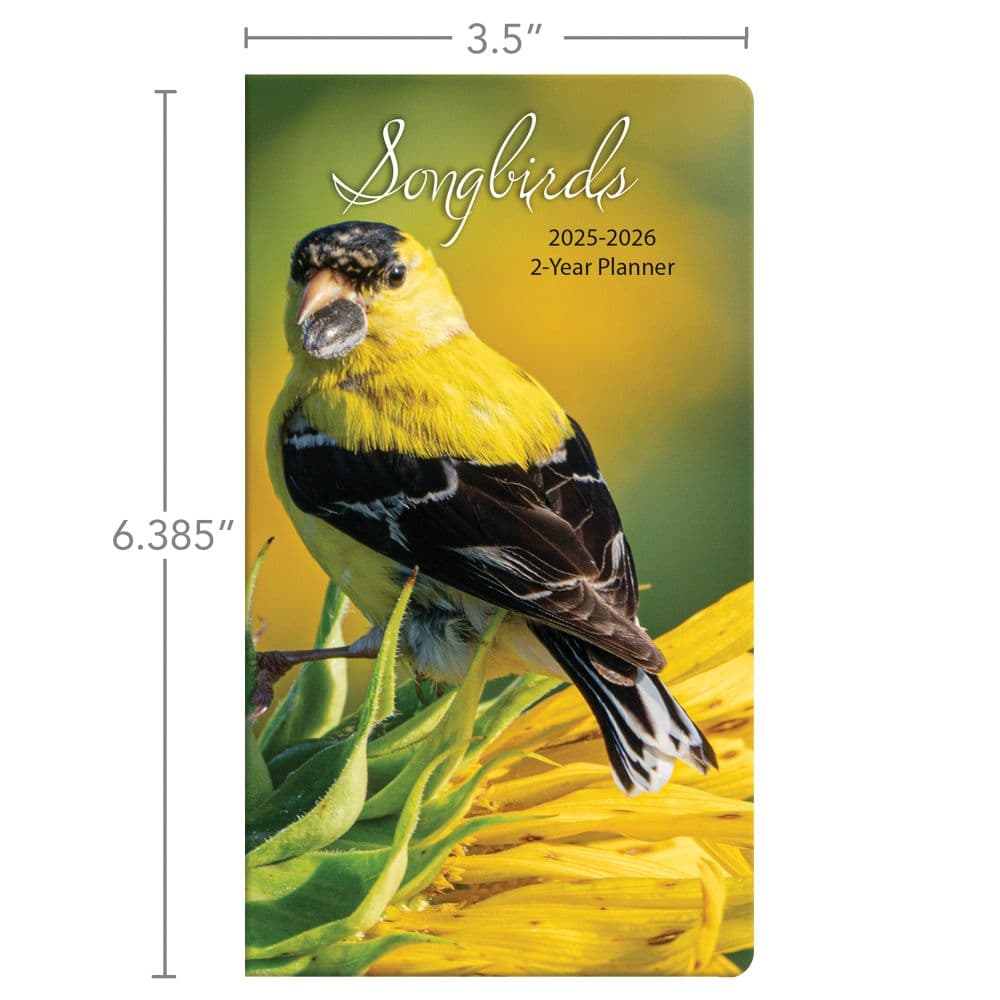 Songbirds 2 Year 2025 Pocket Planner Seventh Alternate Image width="1000" height="1000"