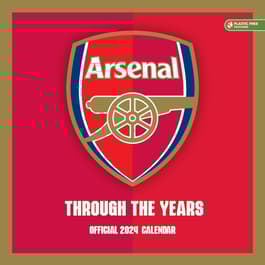 Arsenal Legends 2024 Wall Calendar