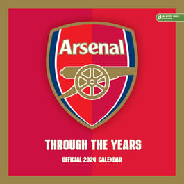 Arsenal Legends 2024 Wall Calendar