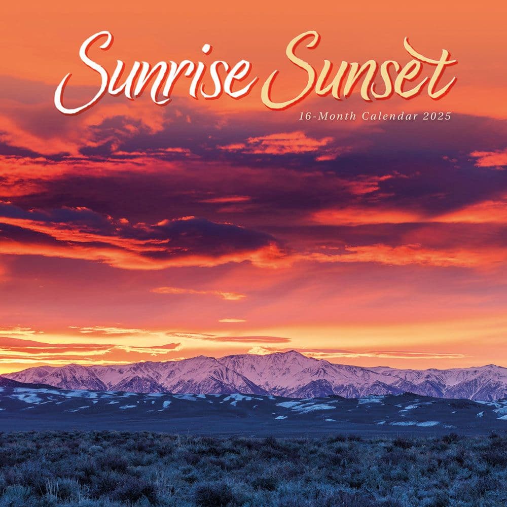 Sunset Sunrise Calendar 2025