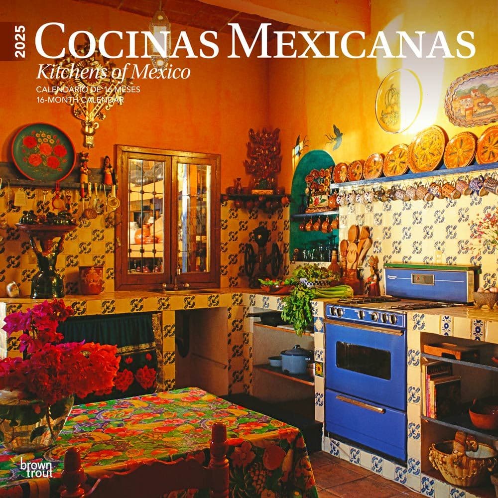 image Cocinas Mexicanas 2025 Wall Calendar Spanish Main Image