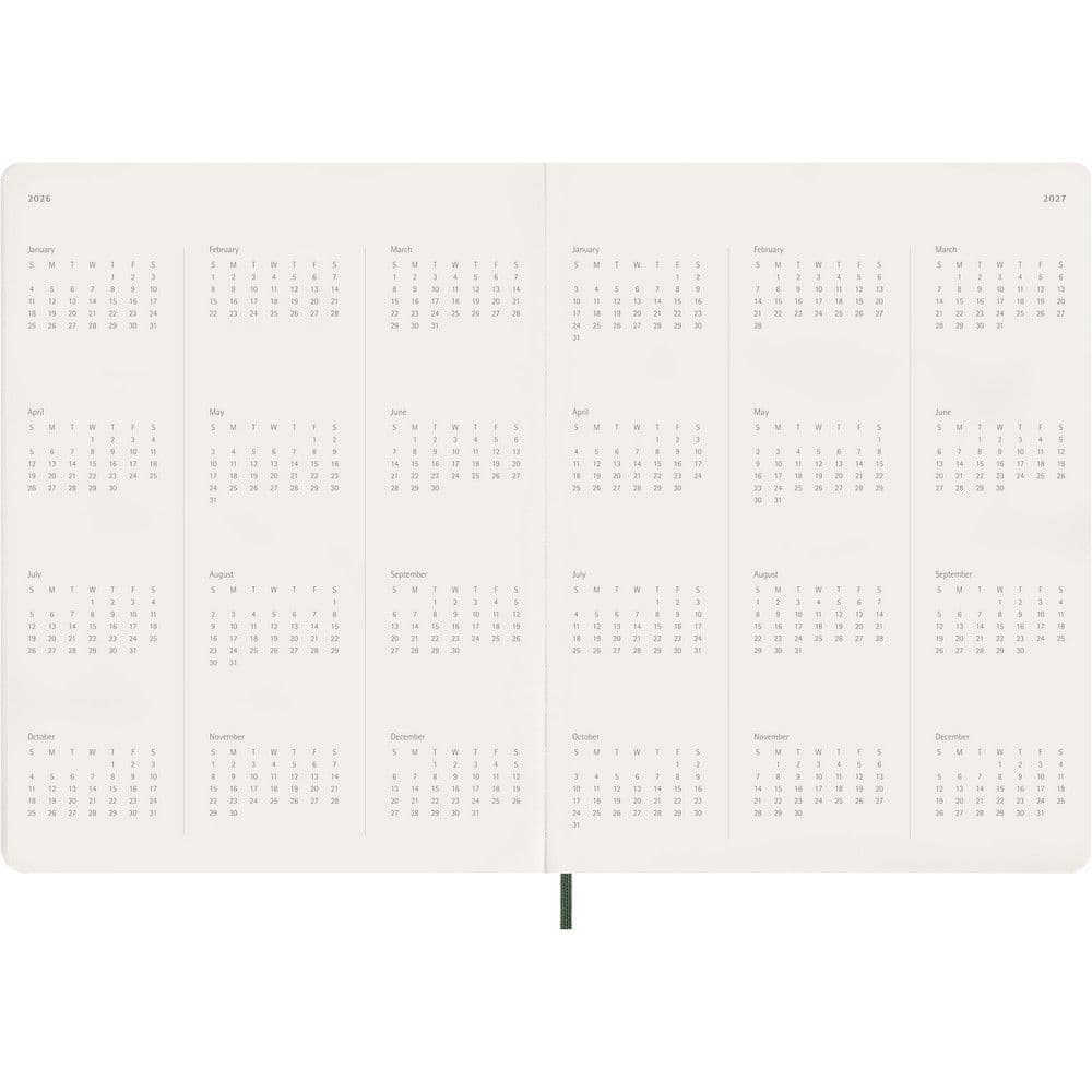 Myrtle Green Weekly 2026 Planner Fifth Alternate Image