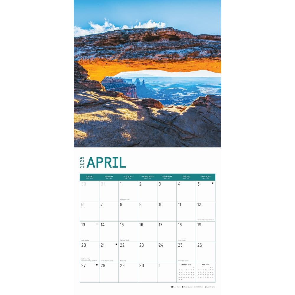 American Landscapes 2025 Wall Calendar Second Alternate Image width="1000" height="1000"