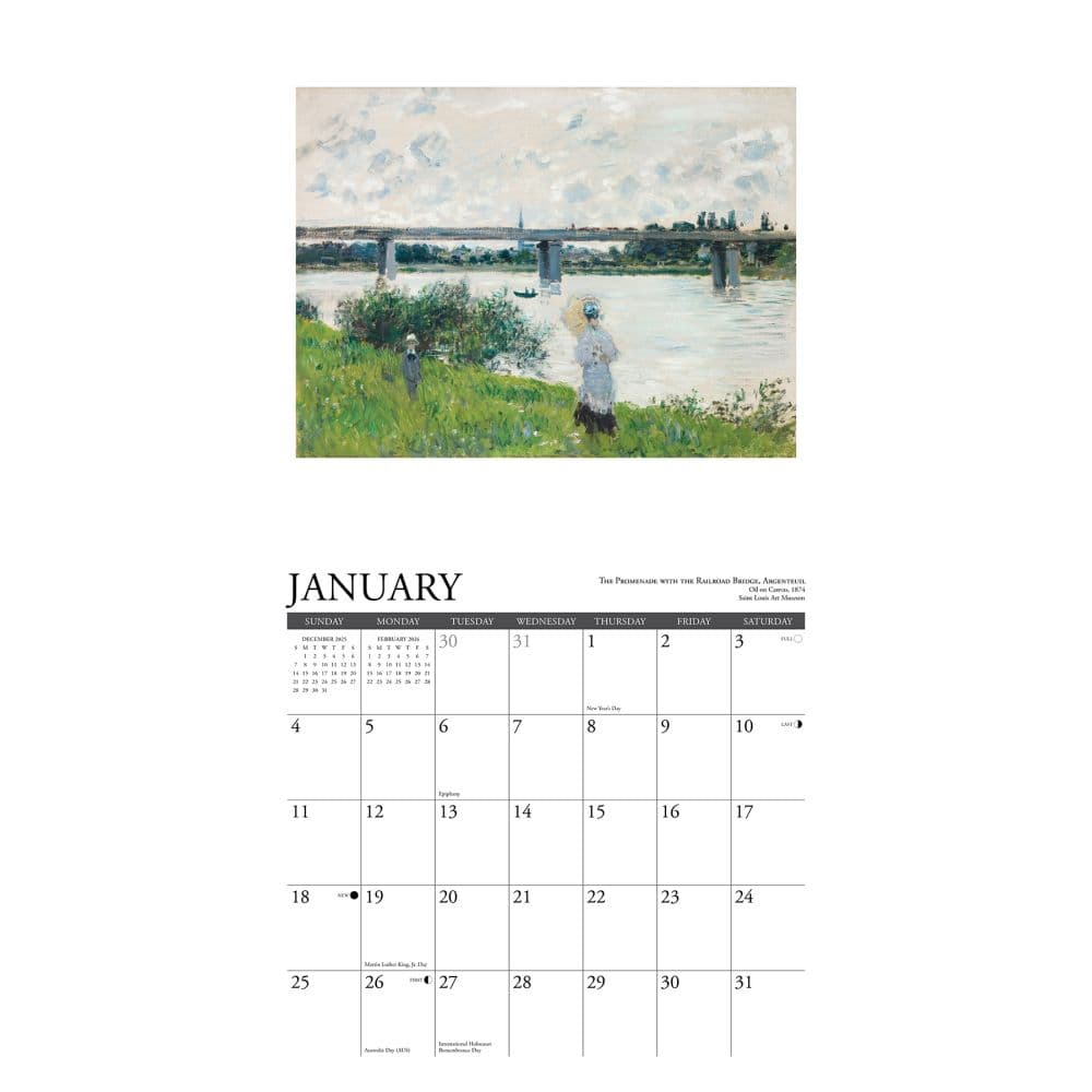 Monet 2026 Wall Calendar Second Alternate Image