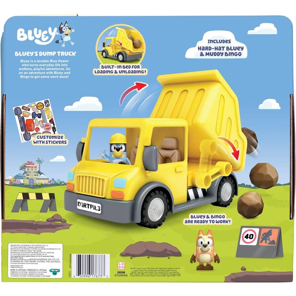 Bluey Dump Truck Playset Seventh Alternate Image