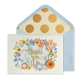 Papyrus Thank You Cards Gemmed Pineapple Thank You Card - Digs N Gifts