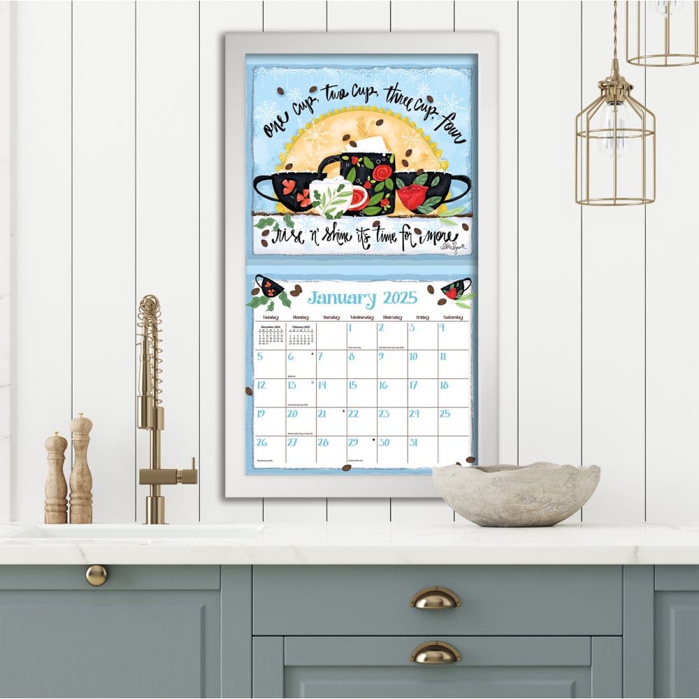 Coffee 2025 Wall Calendar by LoriLynn Simms