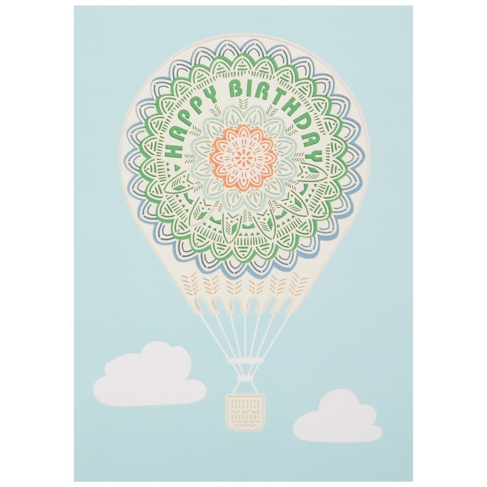 Hot Air Balloon Birthday Card First Alternate Image