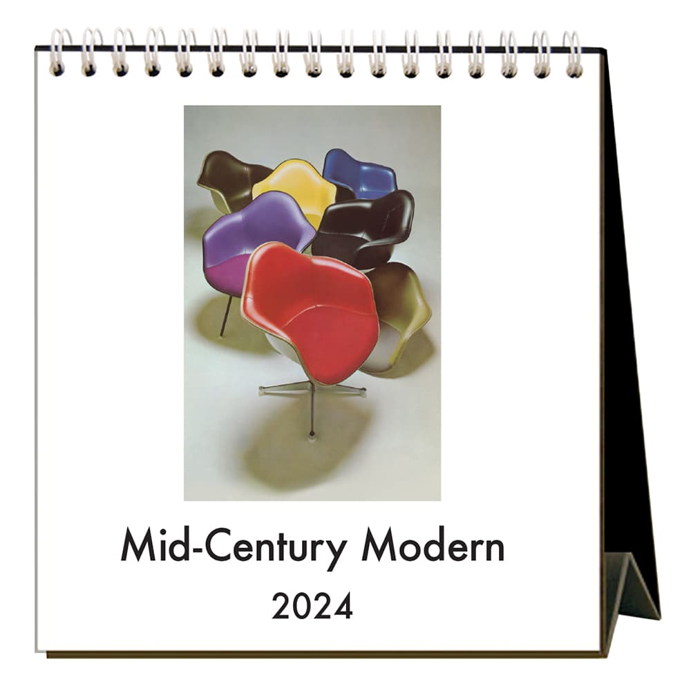 MidCentury Modern 2024 Easel Desk Calendar