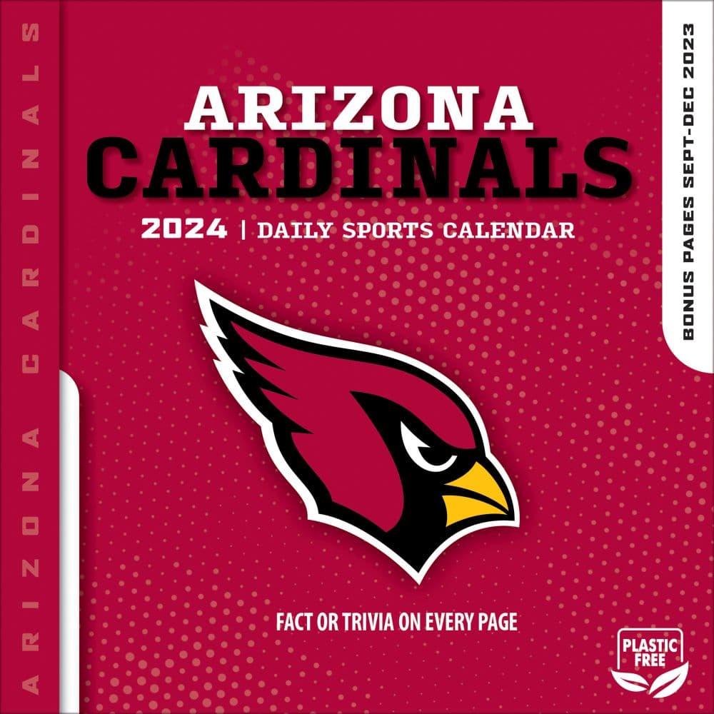 NFL Arizona Cardinals 5.375' x 5.375' x 1.5' 2024 Box Calendar