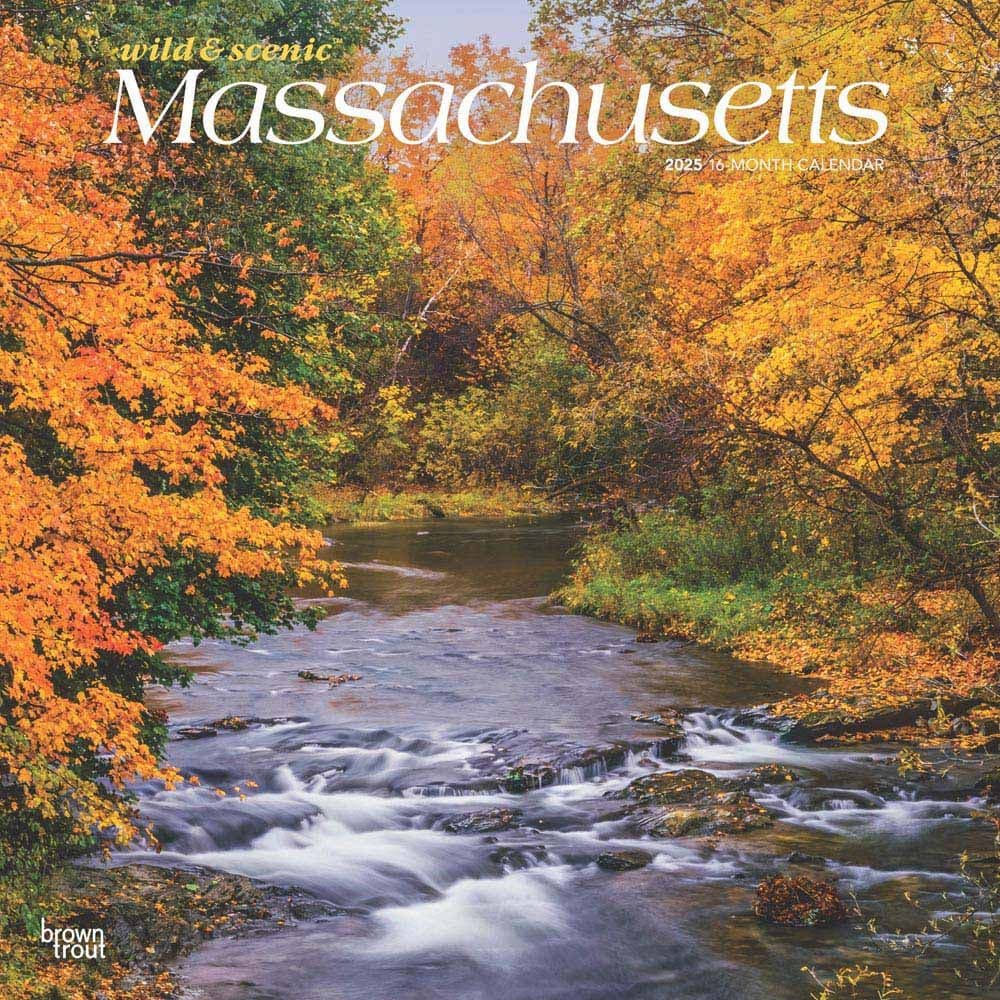 Massachusetts Wild and Scenic 2025 Wall Calendar Main Product Image width=&quot;1000&quot; height=&quot;1000&quot;