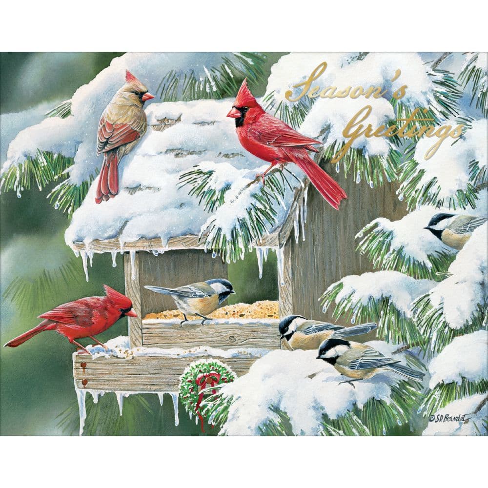 Cardinal Christmas by Susan Bourdet Boxed Christmas Cards Alt1