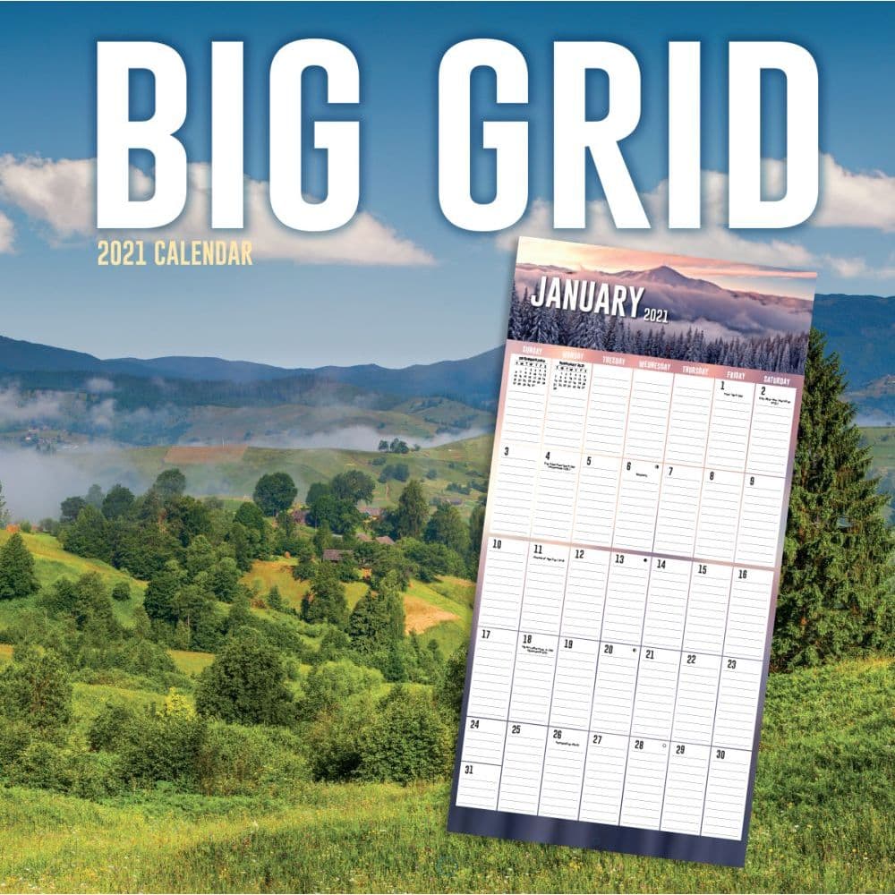 Big Grid Wall Calendar SV
