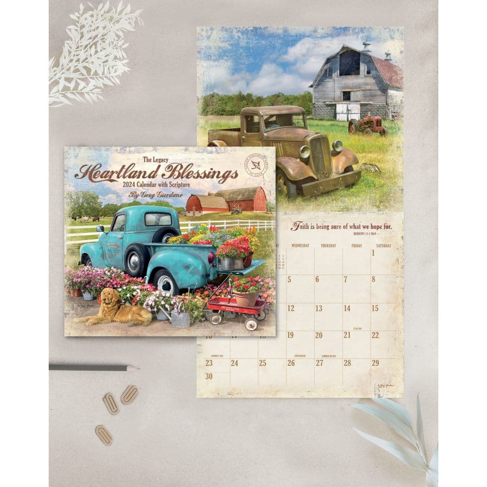 Heartland Blessings 2024 Wall Calendar