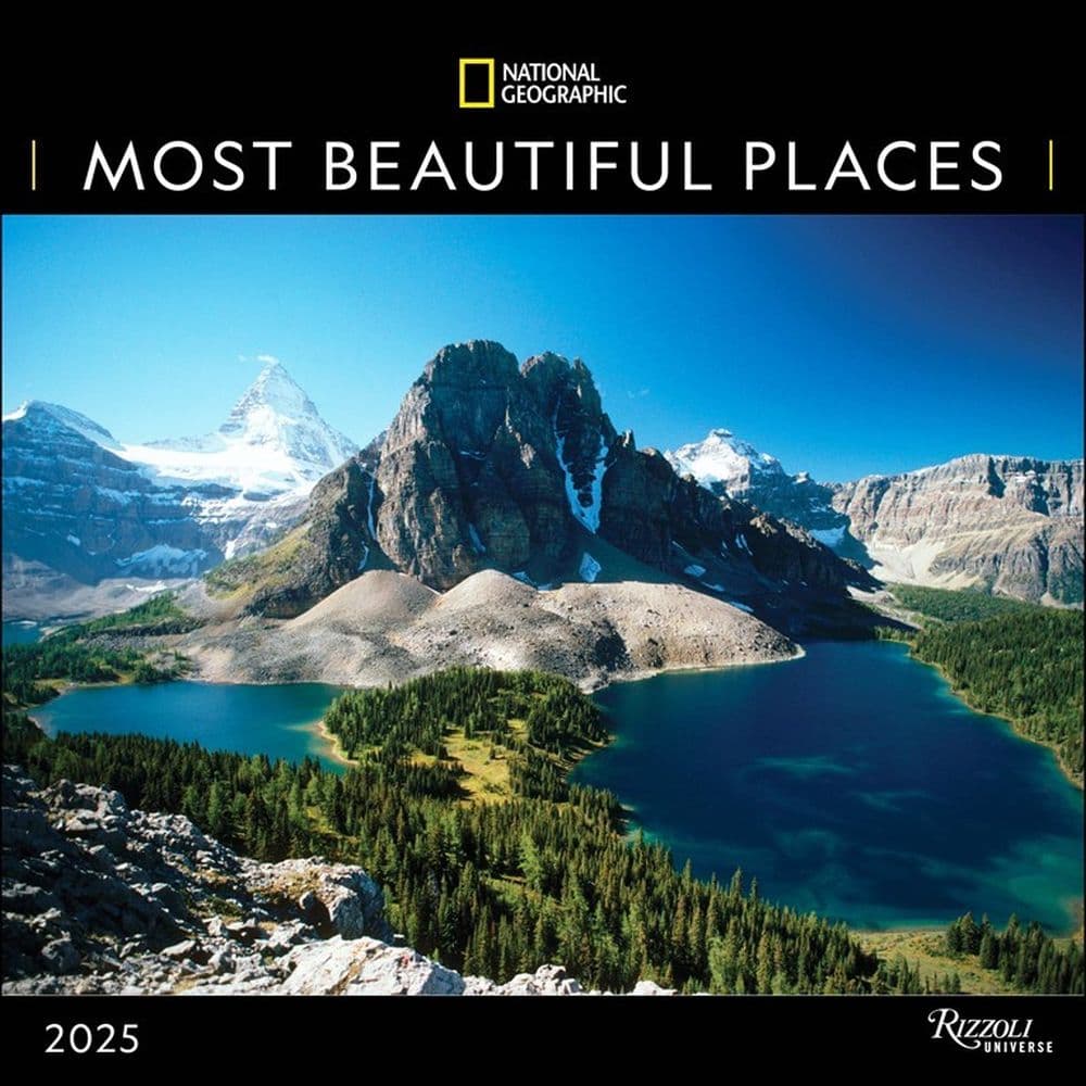 Most Beautiful Places National Geographic 2025 Wall Calendar