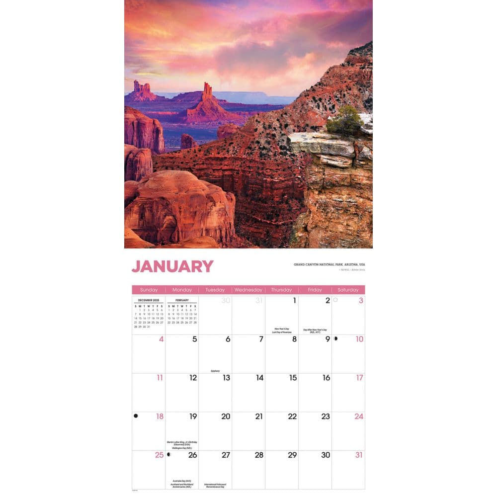 National Wonders Special Value 2026 Wall Calendar Second Alternate Image