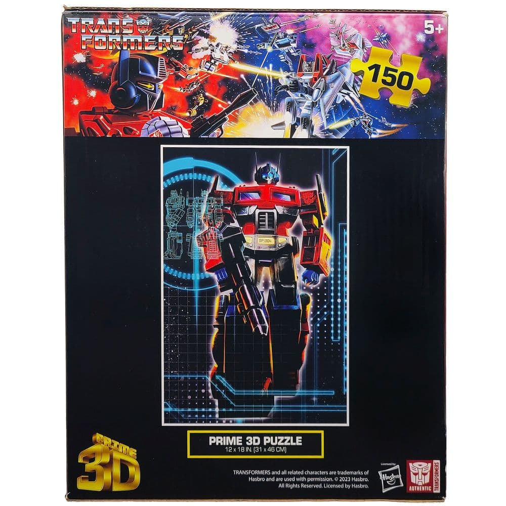 Transformers Optimus Prime 150 Piece 3D Puzzle First Alternate Image width=&quot;1000&quot; height=&quot;1000&quot;