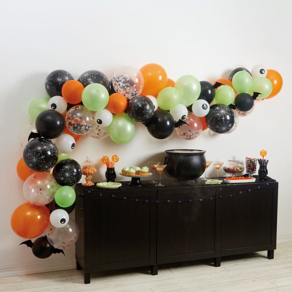 Bats Halloween Balloon Garland First Alternate Image