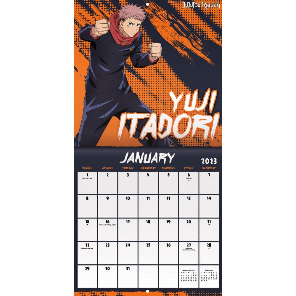 Jujutsu Kaisen Calendar