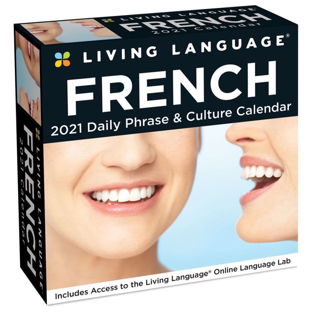 French Living Language Desk Calendar