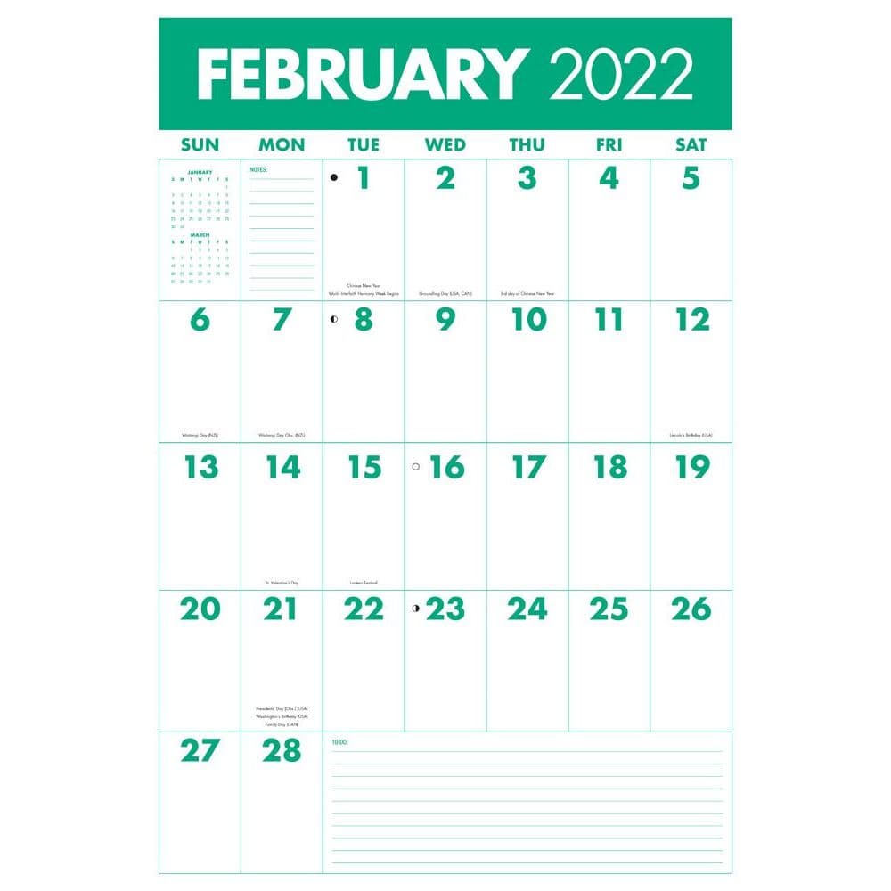Free 2022 Wall Calendar Monster Grid 2022 Wall Calendar - Calendars.com