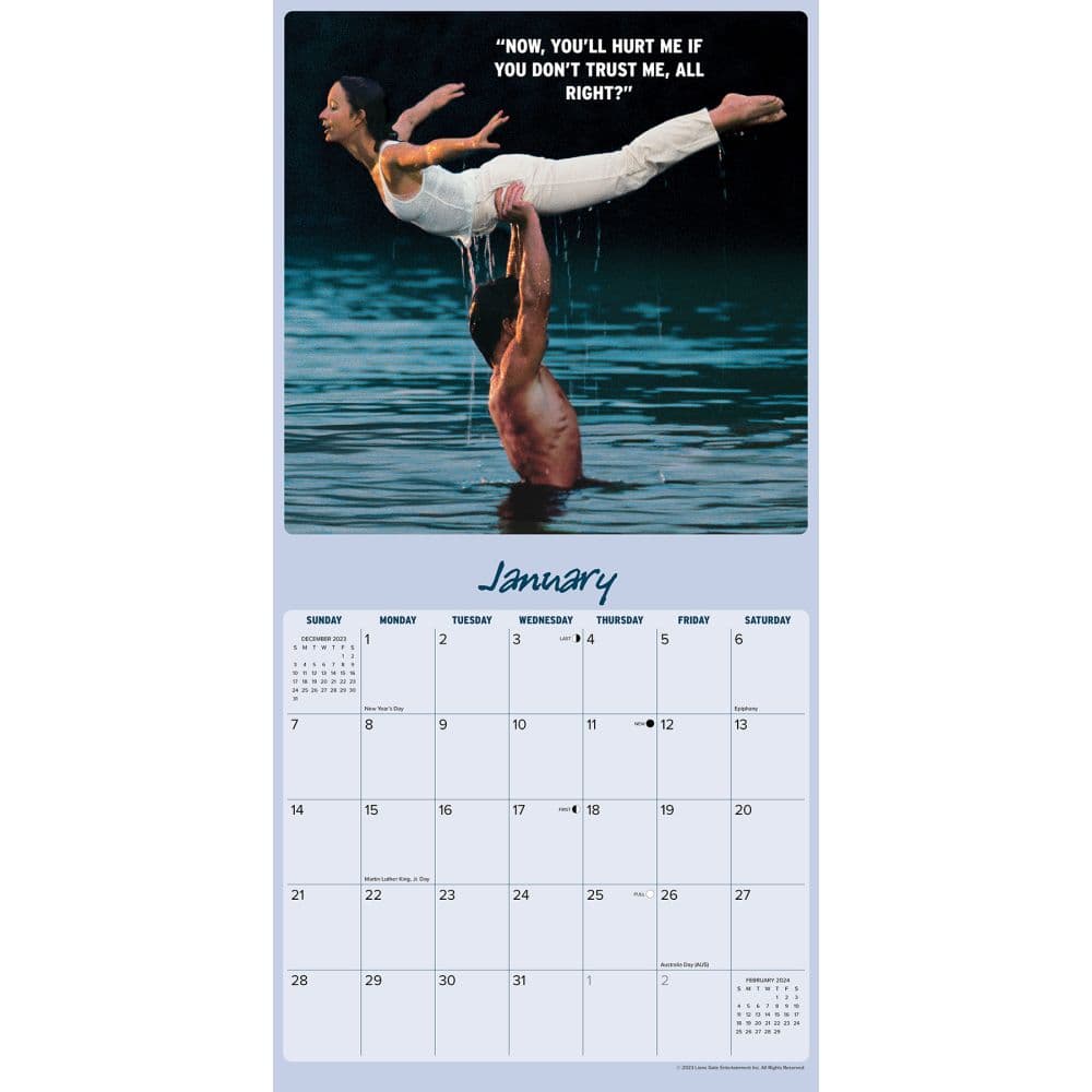 Dirty Dancing 2024 Wall Calendar