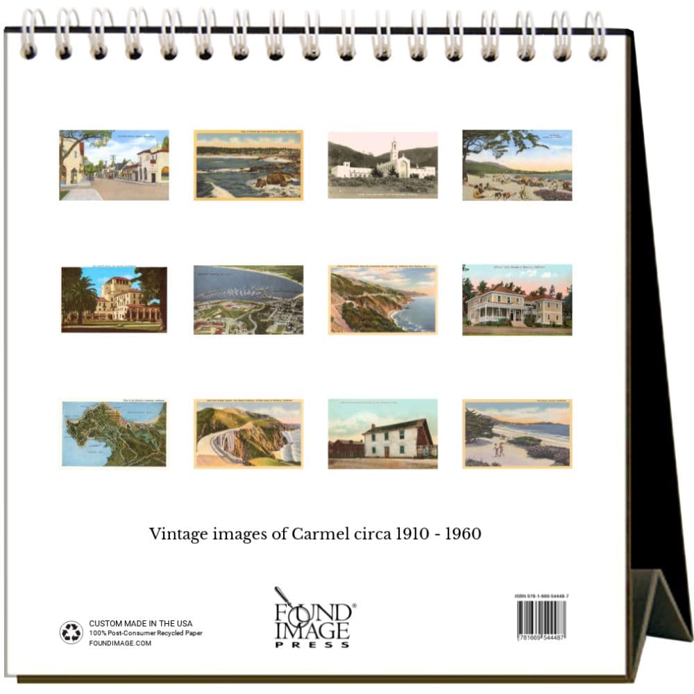 Nostalgic Carmel 2025 Easel Desk Calendar First Alternate Image width="1000" height="1000"