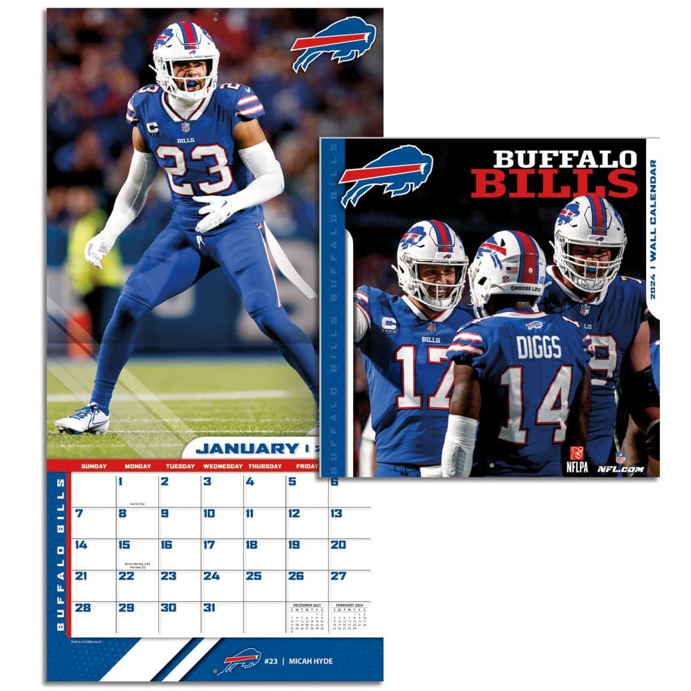 Buffalo Bills 2024 Mini Wall Calendar