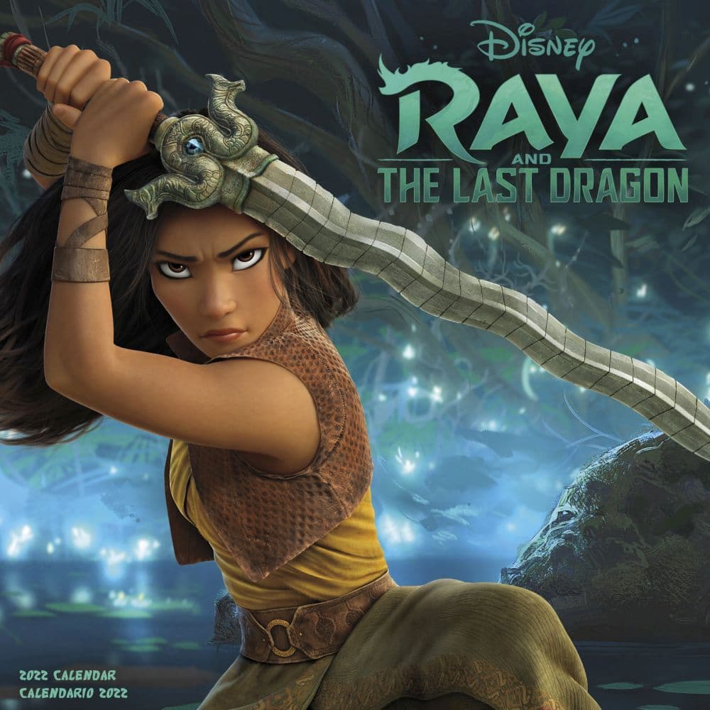 Raya & Last Dragon 2022 Wall Calendar (SPANISH)