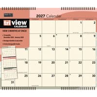 image Focused Tri View 2027 Wall Calendar Main Product Image