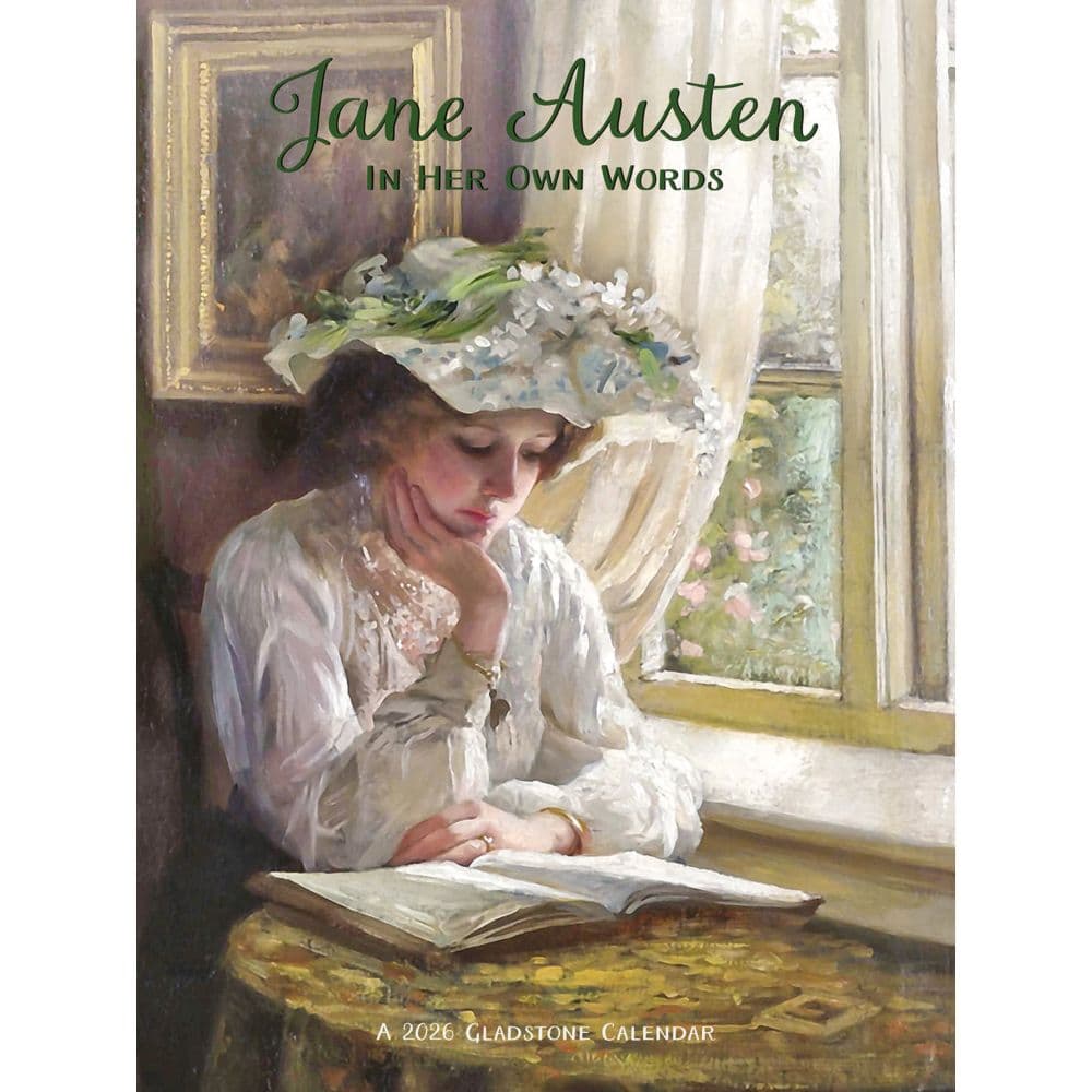 Jane Austen In her Own Words 2026 Wall Calendar Main Image
