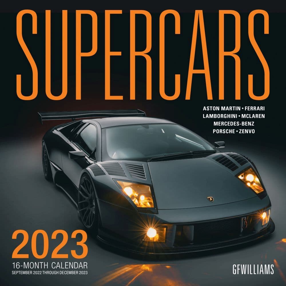 Supercars 2023 Wall Calendar