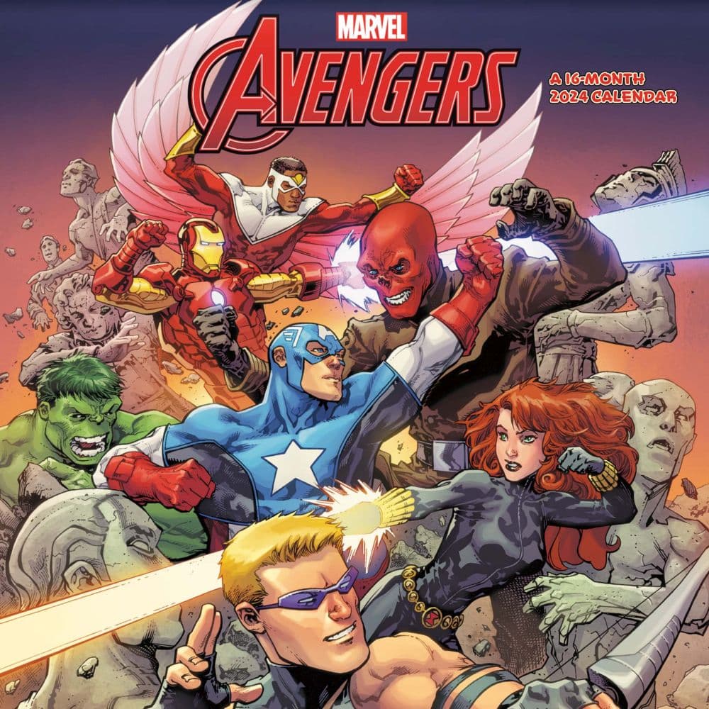 Marvel Avengers 2024 Wall Calendar Main Image