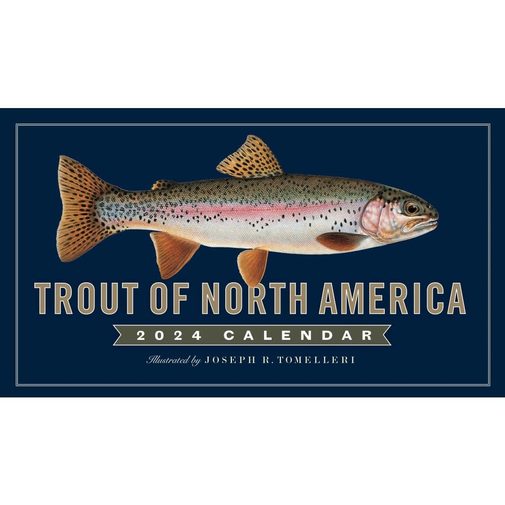 Trout of North America 2024 Wall Calendar